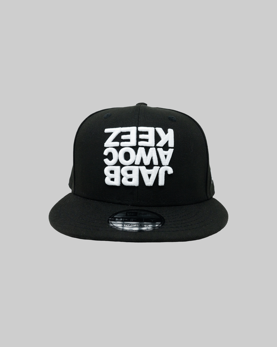 3 Stack New Era Snapback Hat - Black