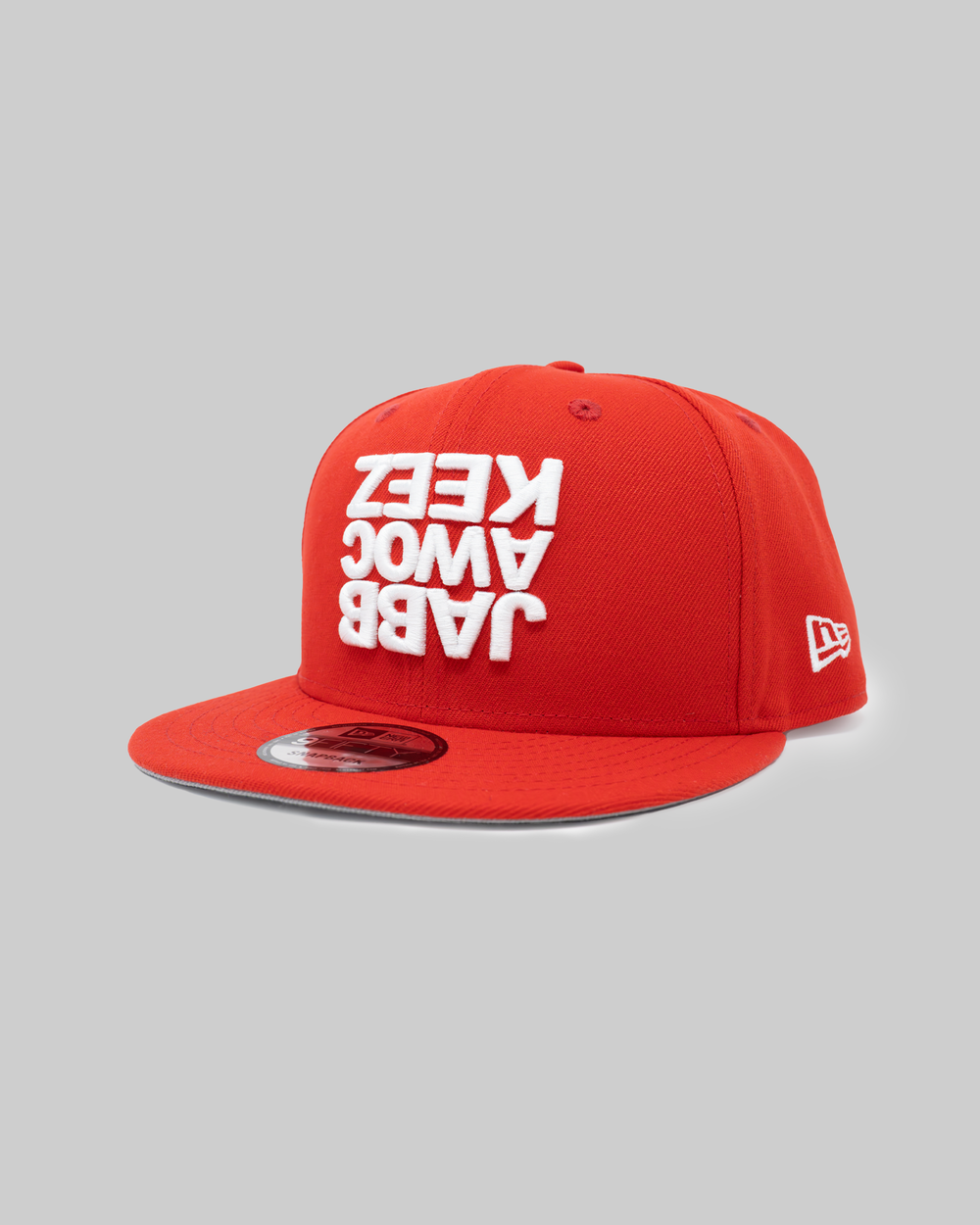 3 Stack New Era Snapback Hat - Red