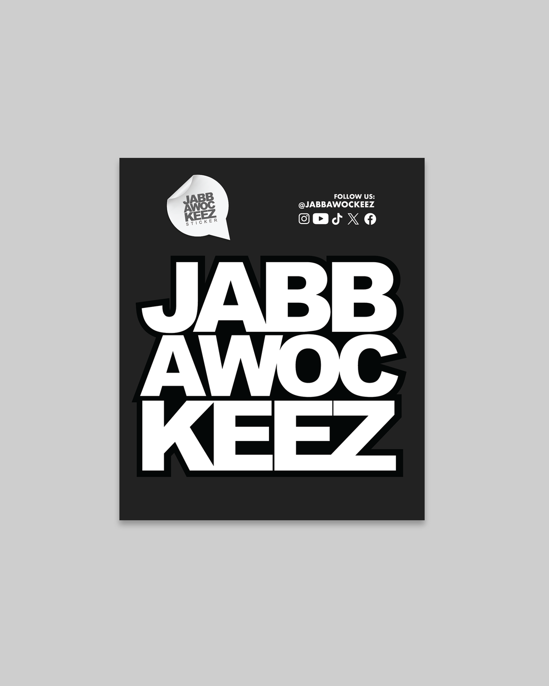 Jabbawockeez Sticker Pack