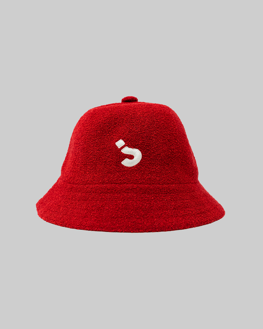 Question Mark Jabbawockeez Terry Bucket Hat Red