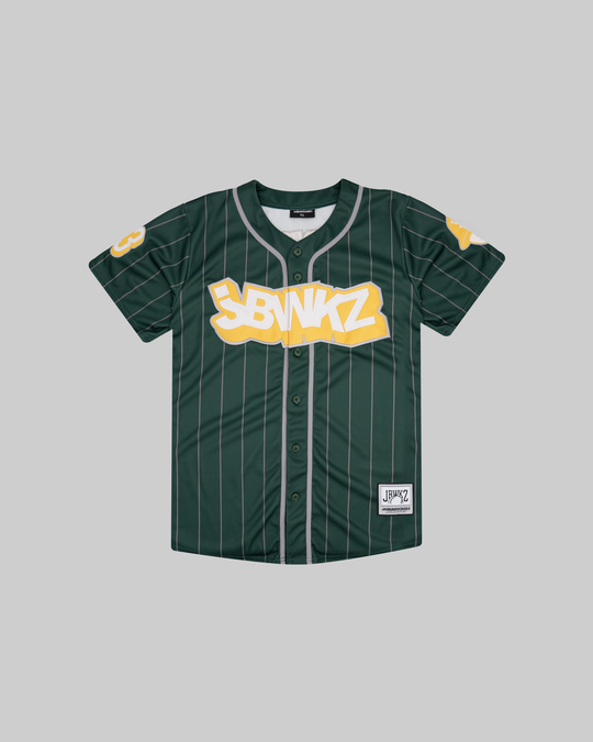 JBWKZ Jabbawockeez Youth Baseball Jersey Green